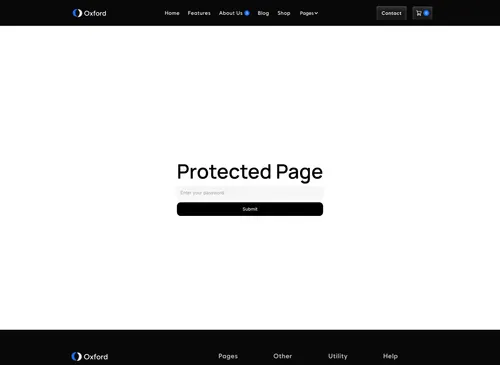Saas Webflow Template - Oxford - Designed by Azwedo.com and Wedoflow.com