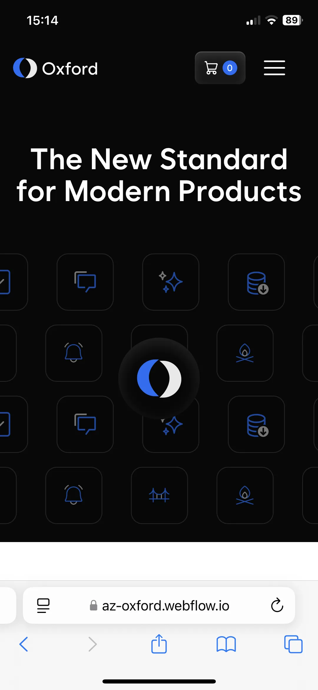 Saas Webflow Template - Oxford - Designed by Azwedo.com and Wedoflow.com