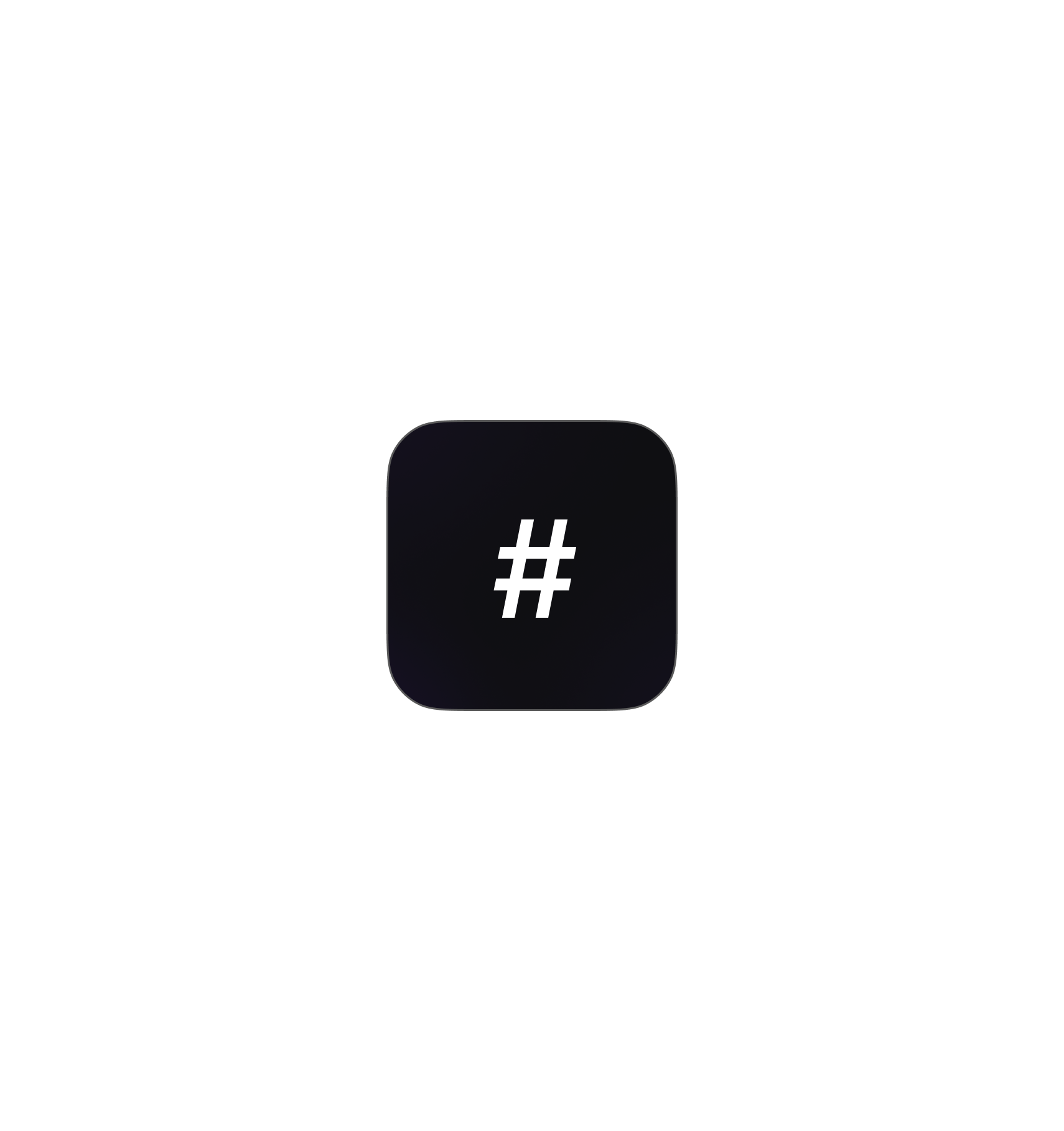 image of a hashtag, the key things that make Vivid Creative Studio the best creative agency