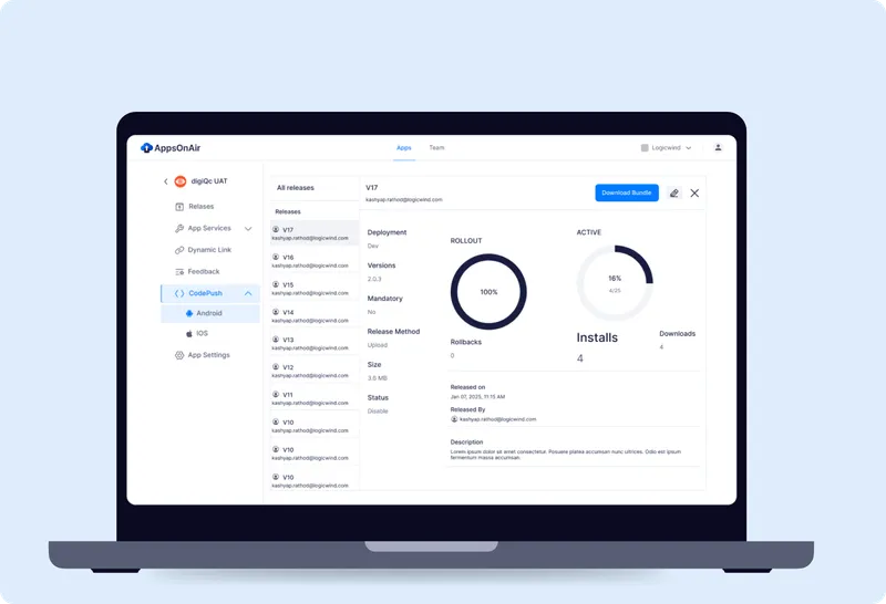 Push App Updates in Real-time