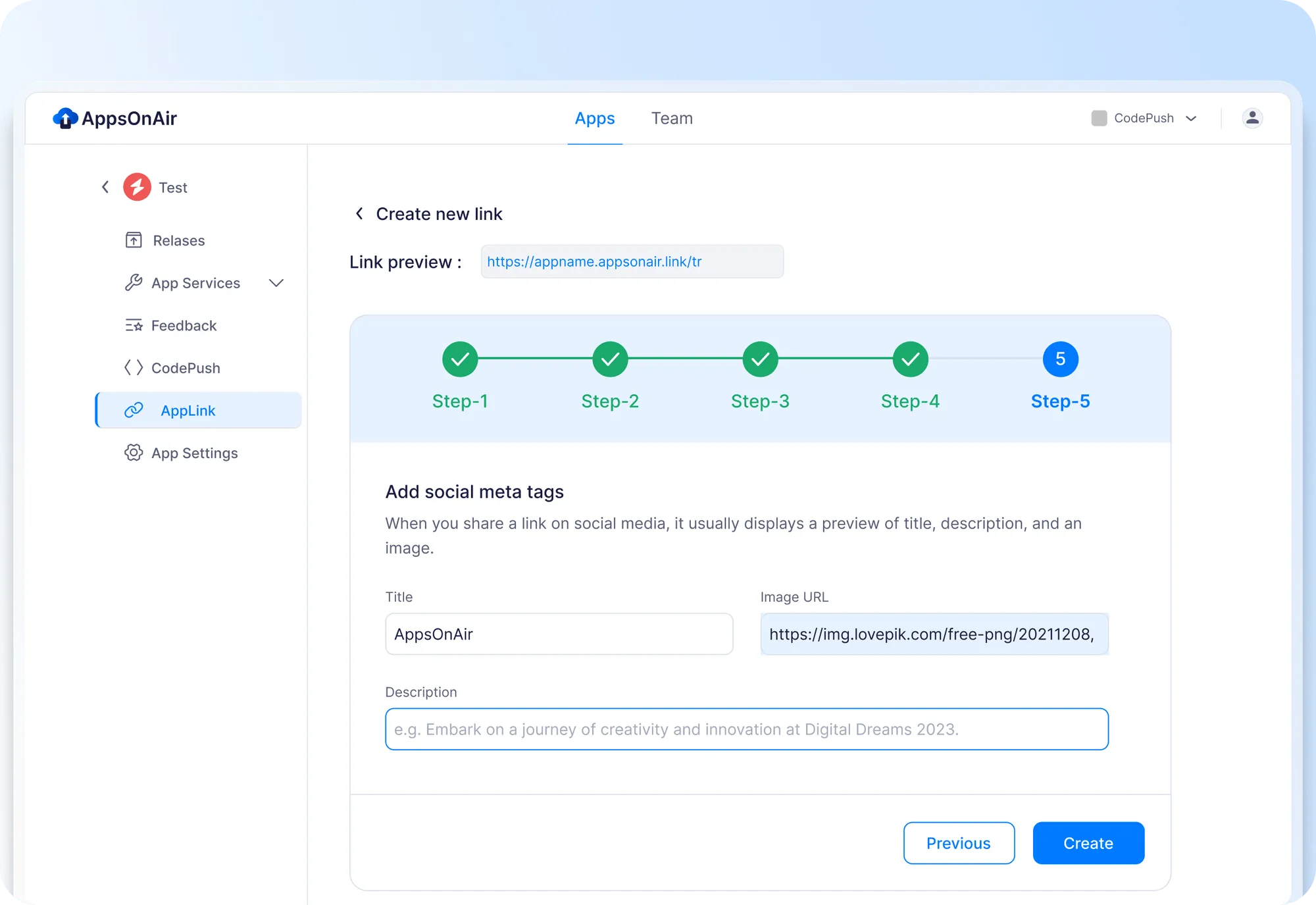 Set Up Your App