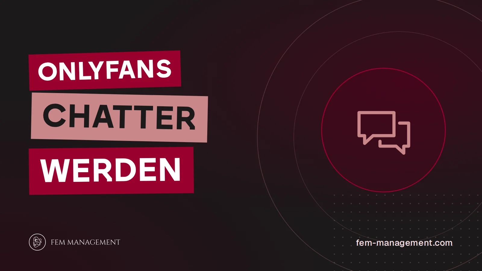 Cover image for the article Becoming an OnlyFans chatter by FEM Management
