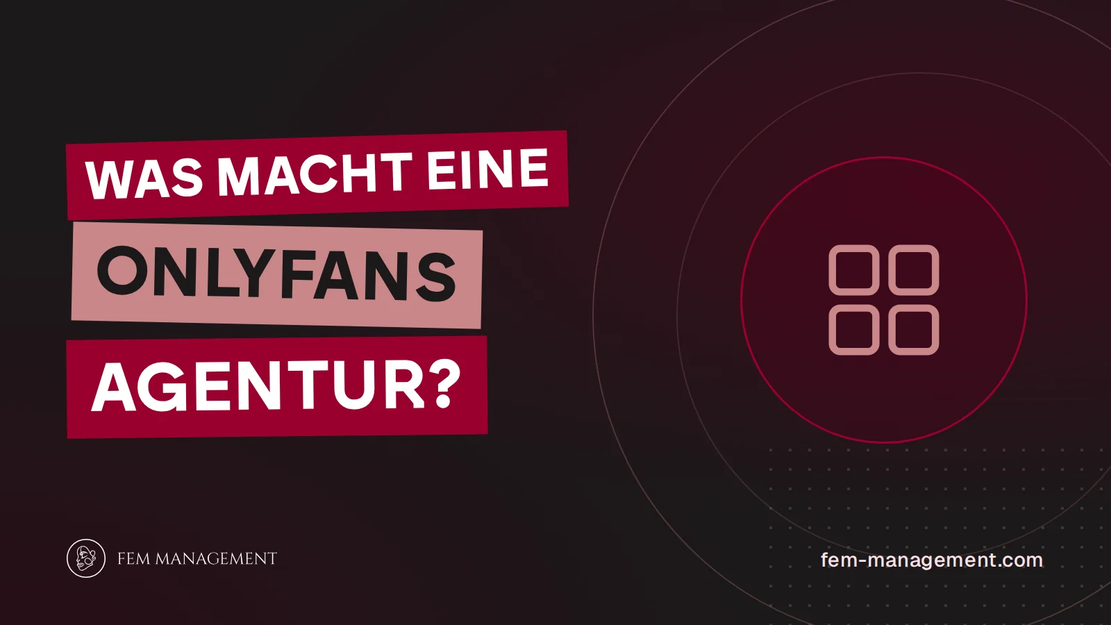 Cover image for the article What does an OnlyFans agency do? by FEM Management