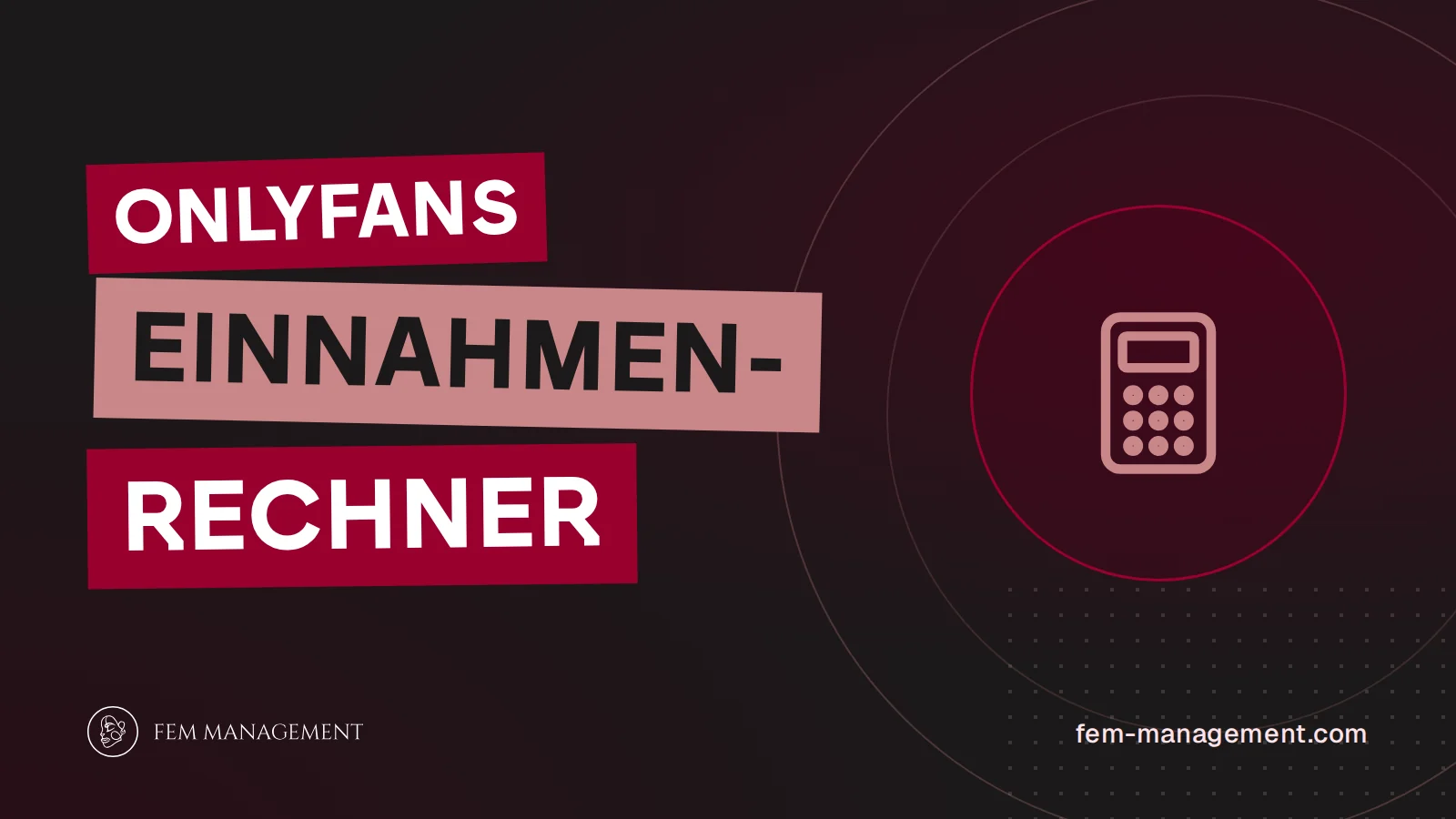 Titelbild zum Artikel OnlyFans Einnahmenrechner von FEM Management