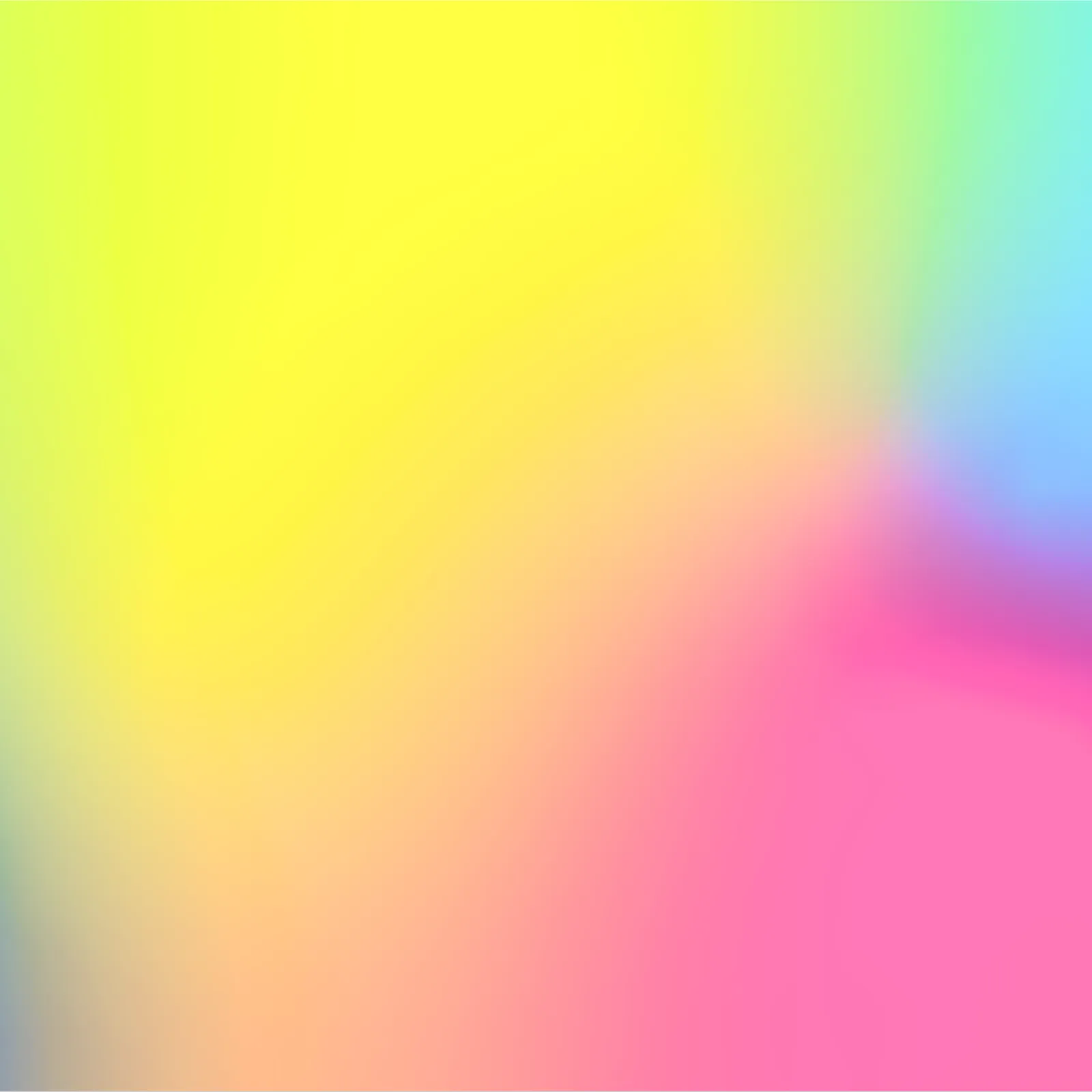Abstract gradient background blending pastel colors including yellow, green, blue, pink, and peach.
