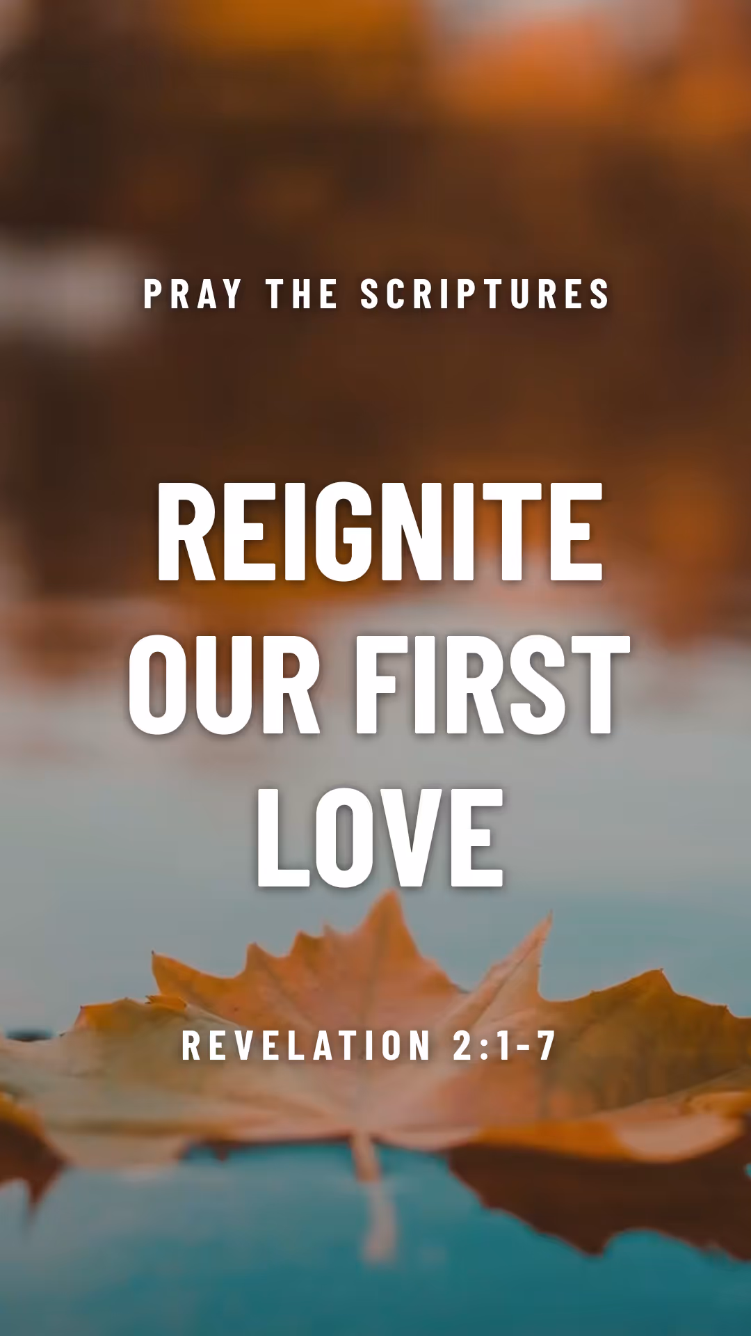 Prayer to love Jesus - Revelation 2:1-7