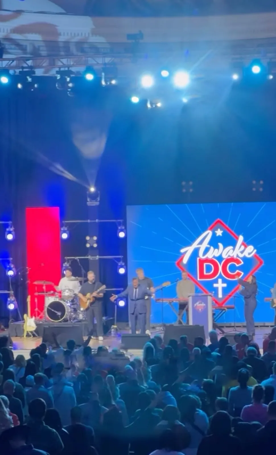 Video thumbnail: AWAKE DC worship stage with band and crowd