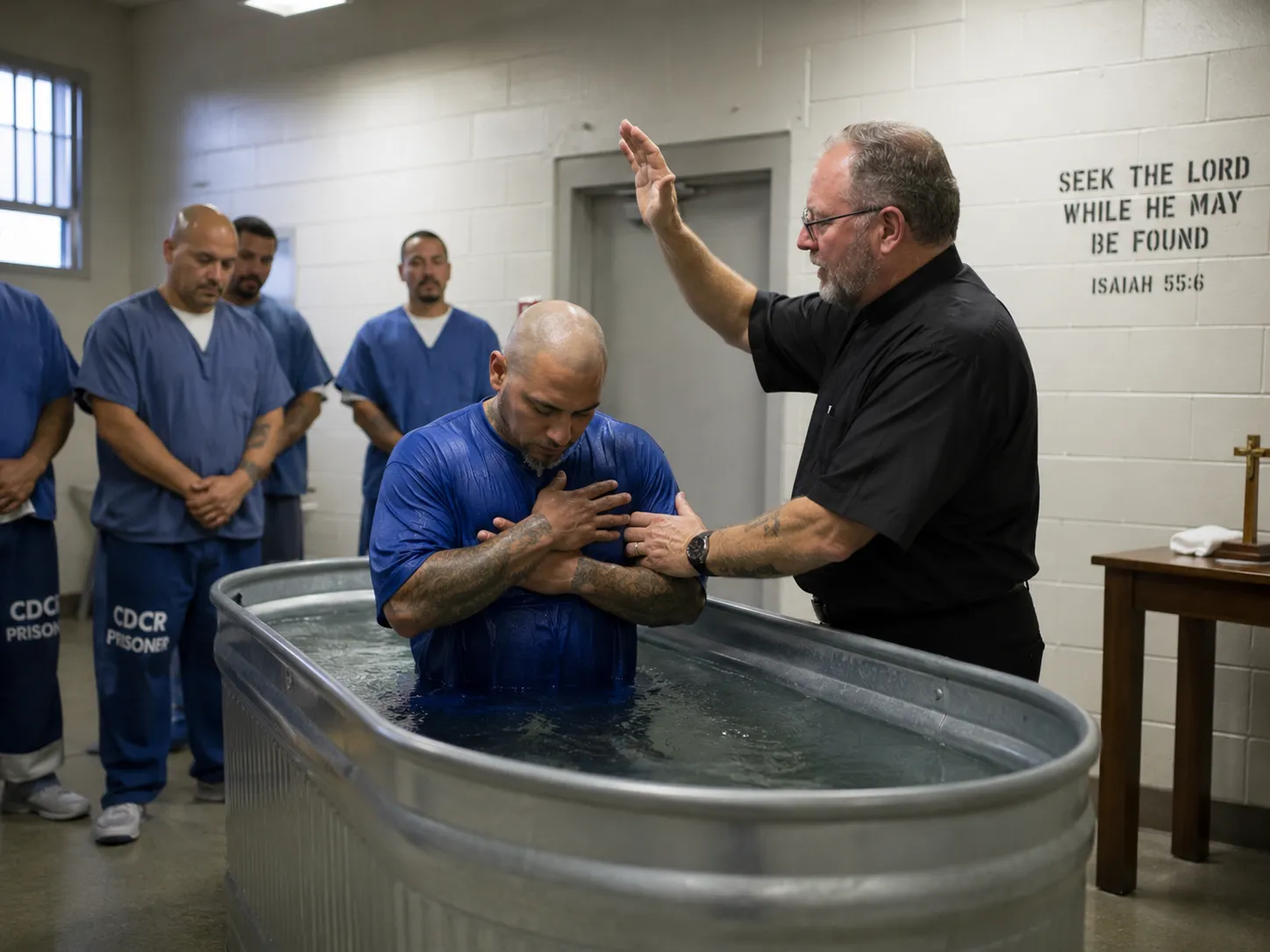 AWAKE America - Louisiana Prison Revival: 12 Inmates Baptized After Turning to Christ at Franklin