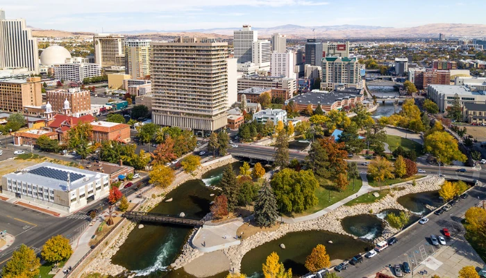 Paradise Nevada Arial View