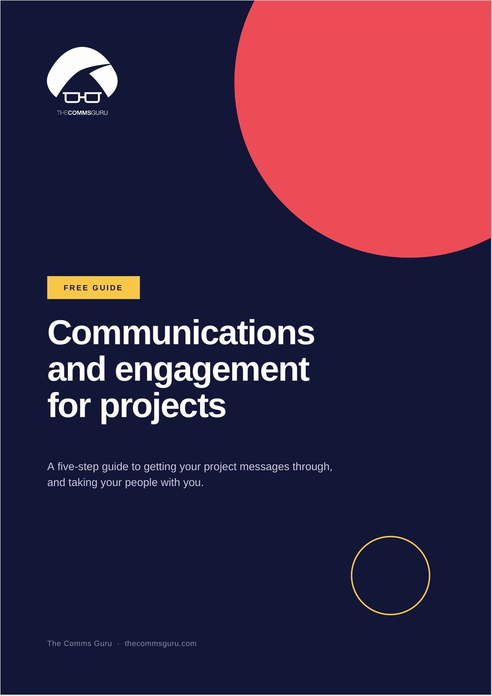 Communications and Engagement for Projects guide cover