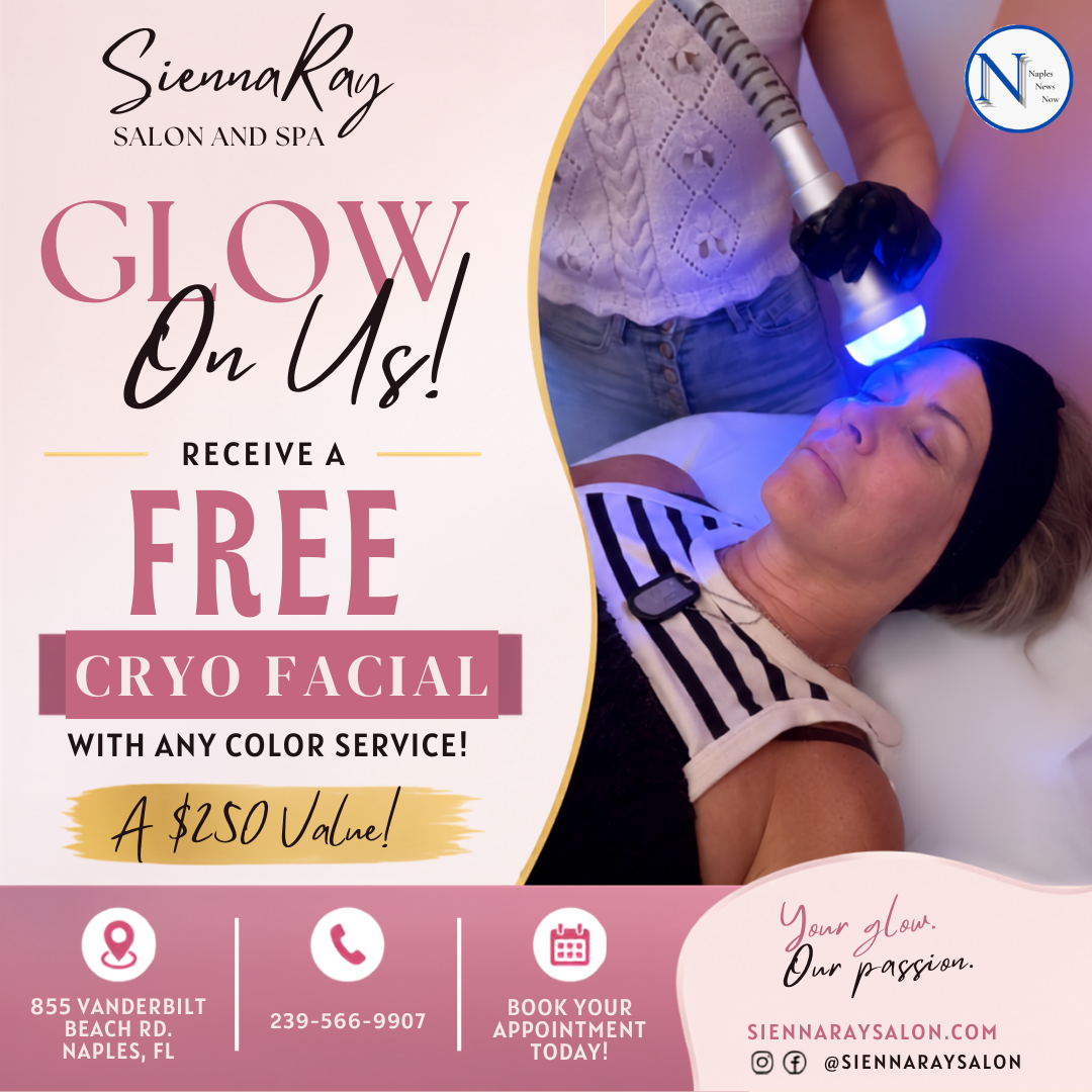 SiennaRay Salon and Spa free cryo facial with any color service a 250 dollar value