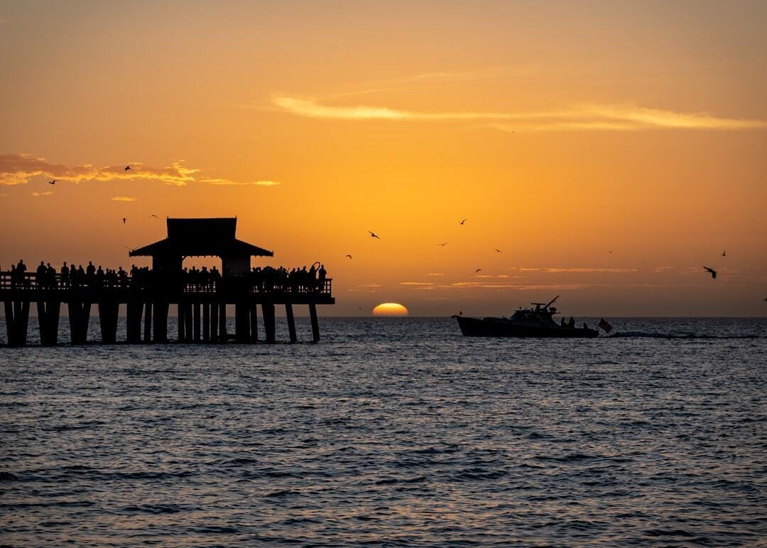 Sunset at Naples Pier