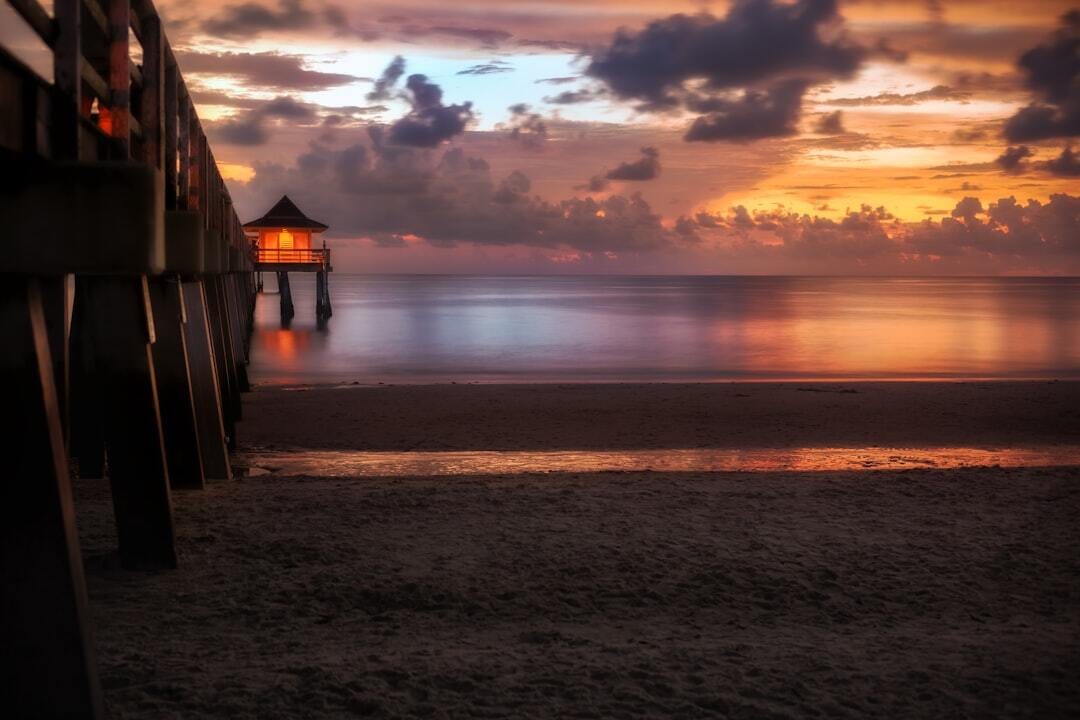 Naples Pier at sunset