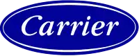 Logo of the Carrier Corporation.