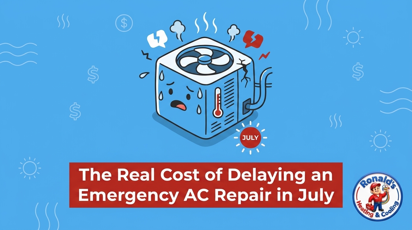 The Real Cost of Delaying an Emergency AC Repair in July