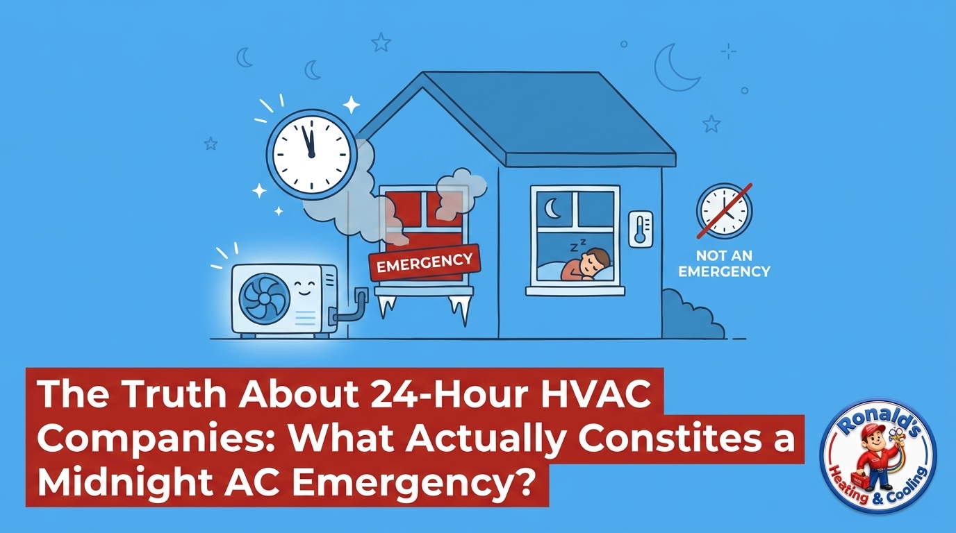 The Truth About 24-Hour HVAC Companies: What Actually Constitutes a Midnight AC Emergency