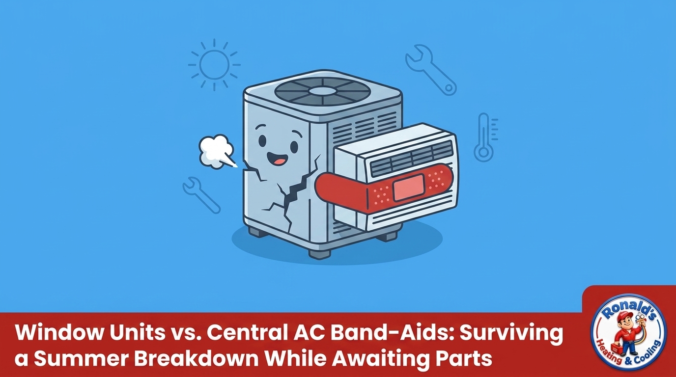 Window Units vs. Central AC Band-Aids: Surviving a Summer Breakdown While Awaiting Parts