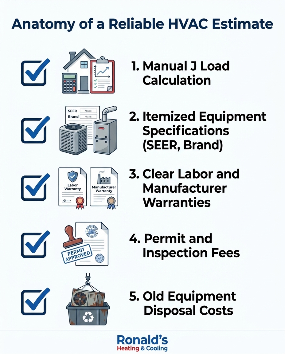 Anatomy of a Reliable HVAC Estimate