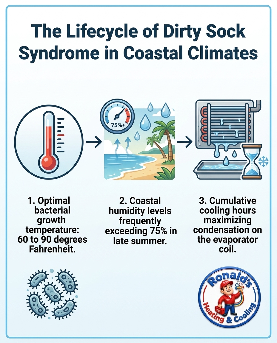 The Lifecycle of Dirty Sock Syndrome in Coastal Climates