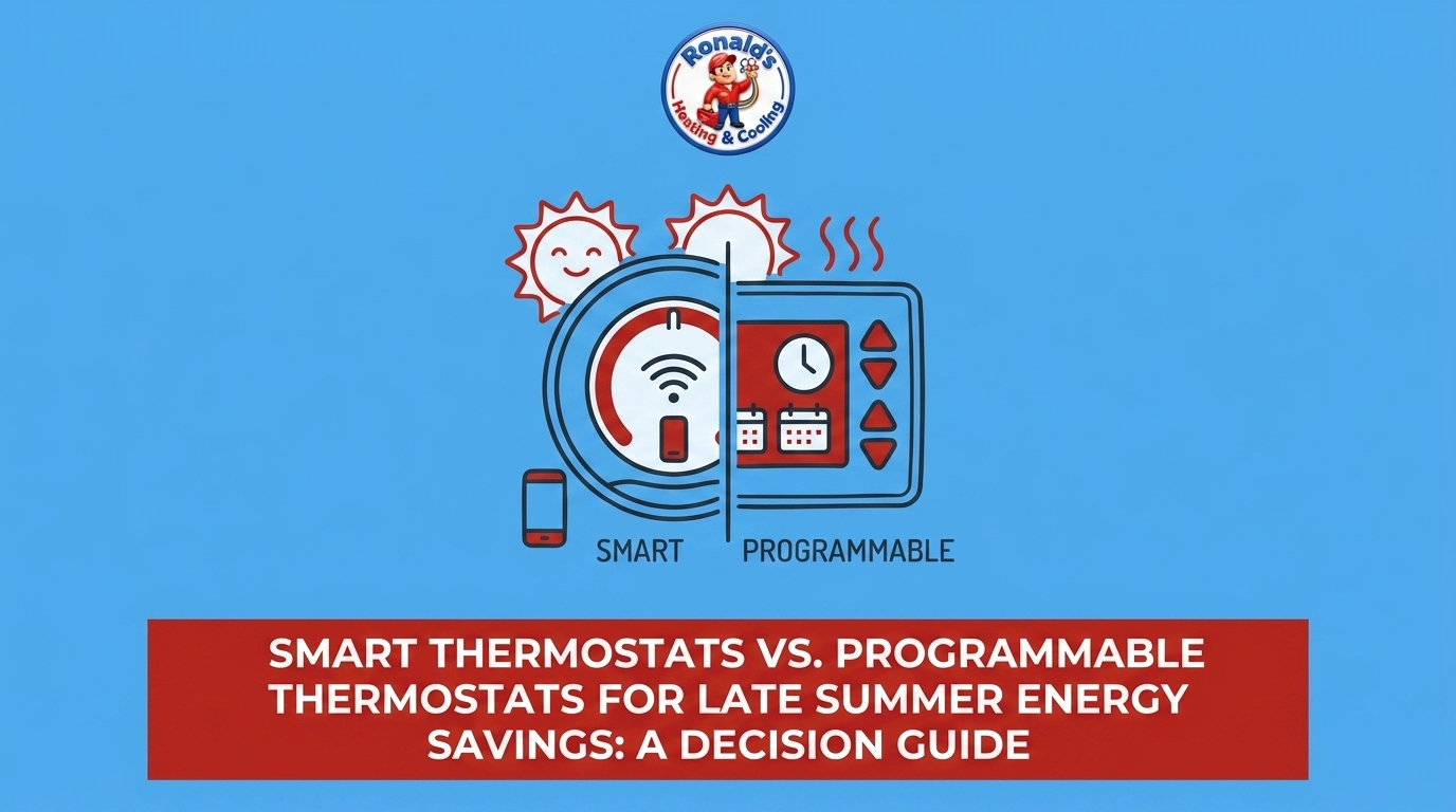 Smart Thermostats vs. Programmable Thermostats for Late Summer Energy Savings