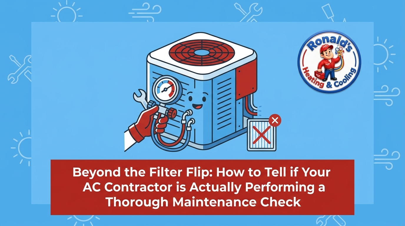 How to Tell if Your AC Contractor is Actually Performing a Thorough Maintenance Check