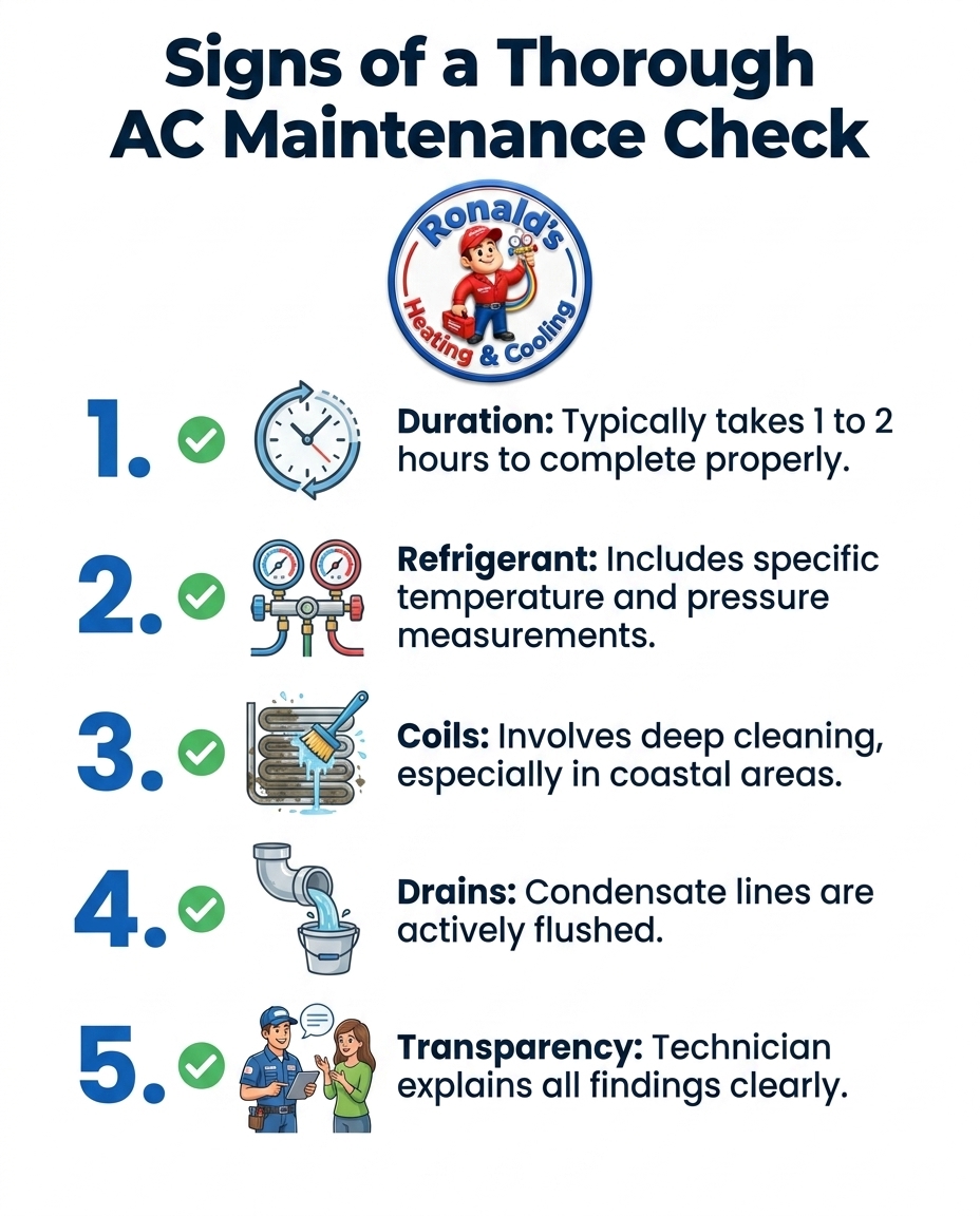 Signs of a Thorough AC Maintenance Check