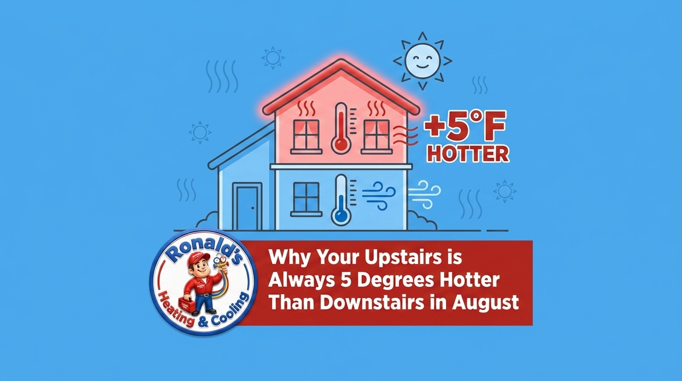 Why Your Upstairs is Always 5 Degrees Hotter Than Downstairs in August