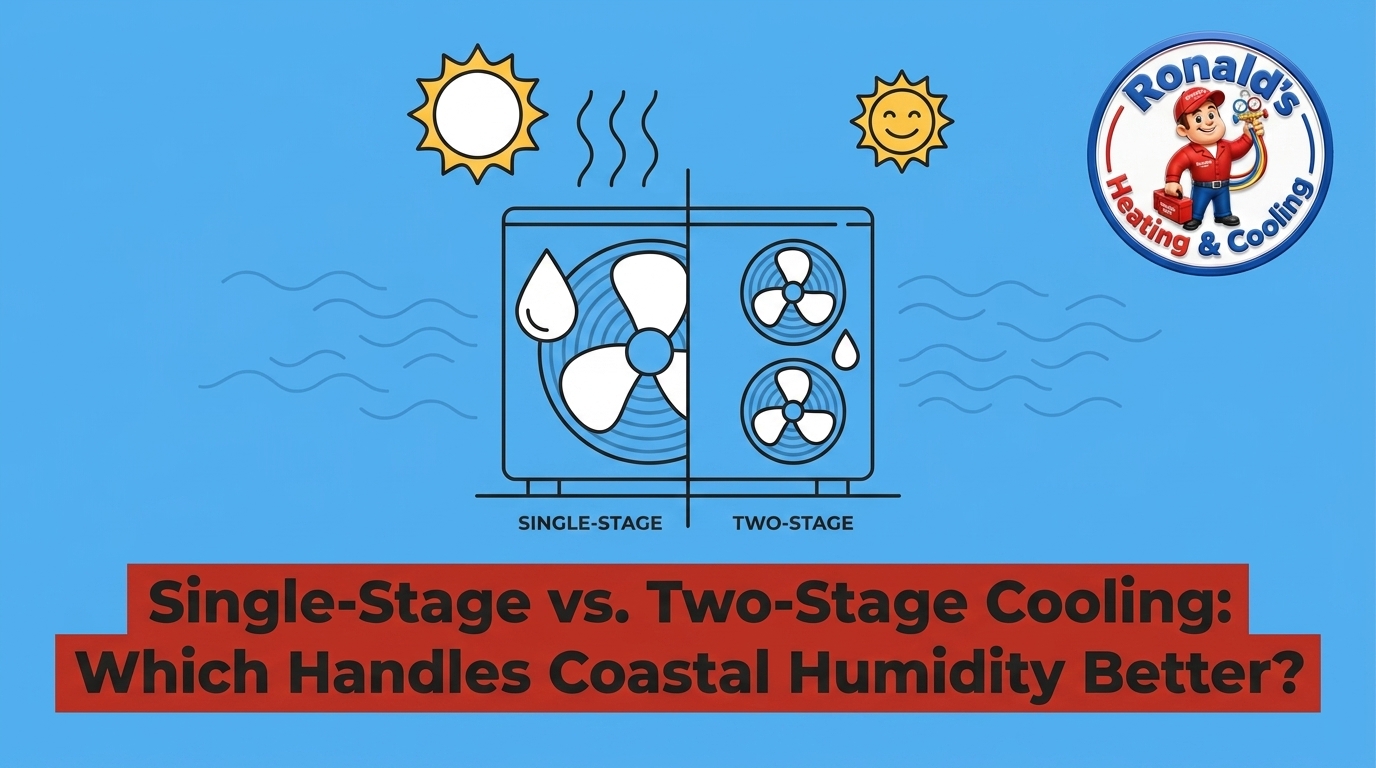 Single-Stage vs. Two-Stage Cooling: Which Handles Coastal Humidity Better?