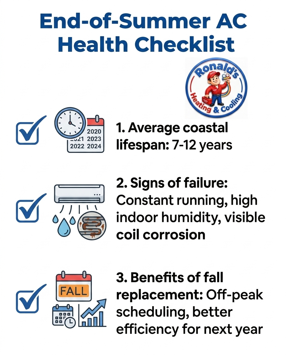 End-of-Summer AC Health Checklist