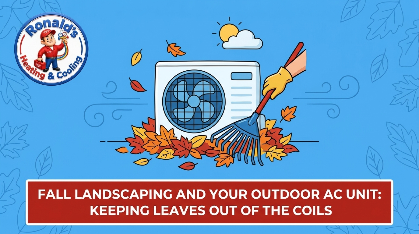 Fall Landscaping and Your Outdoor AC Unit: Keeping Leaves Out of the Coils