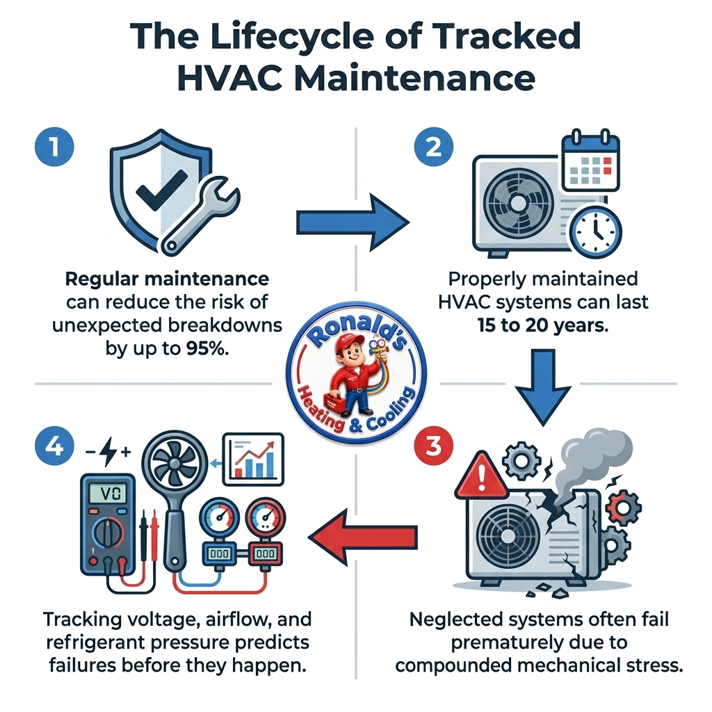 The Lifecycle of Tracked HVAC Maintenance