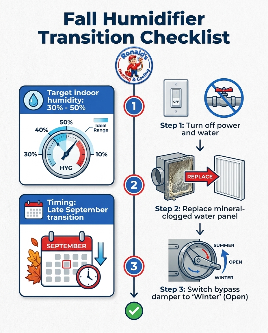 Fall Humidifier Transition Checklist