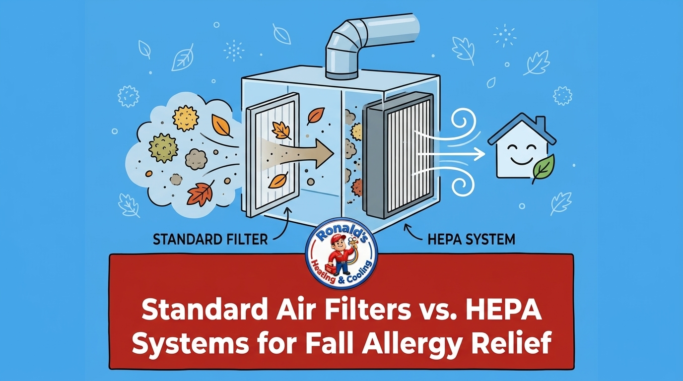 Standard Air Filters vs. HEPA Systems for Fall Allergy Relief