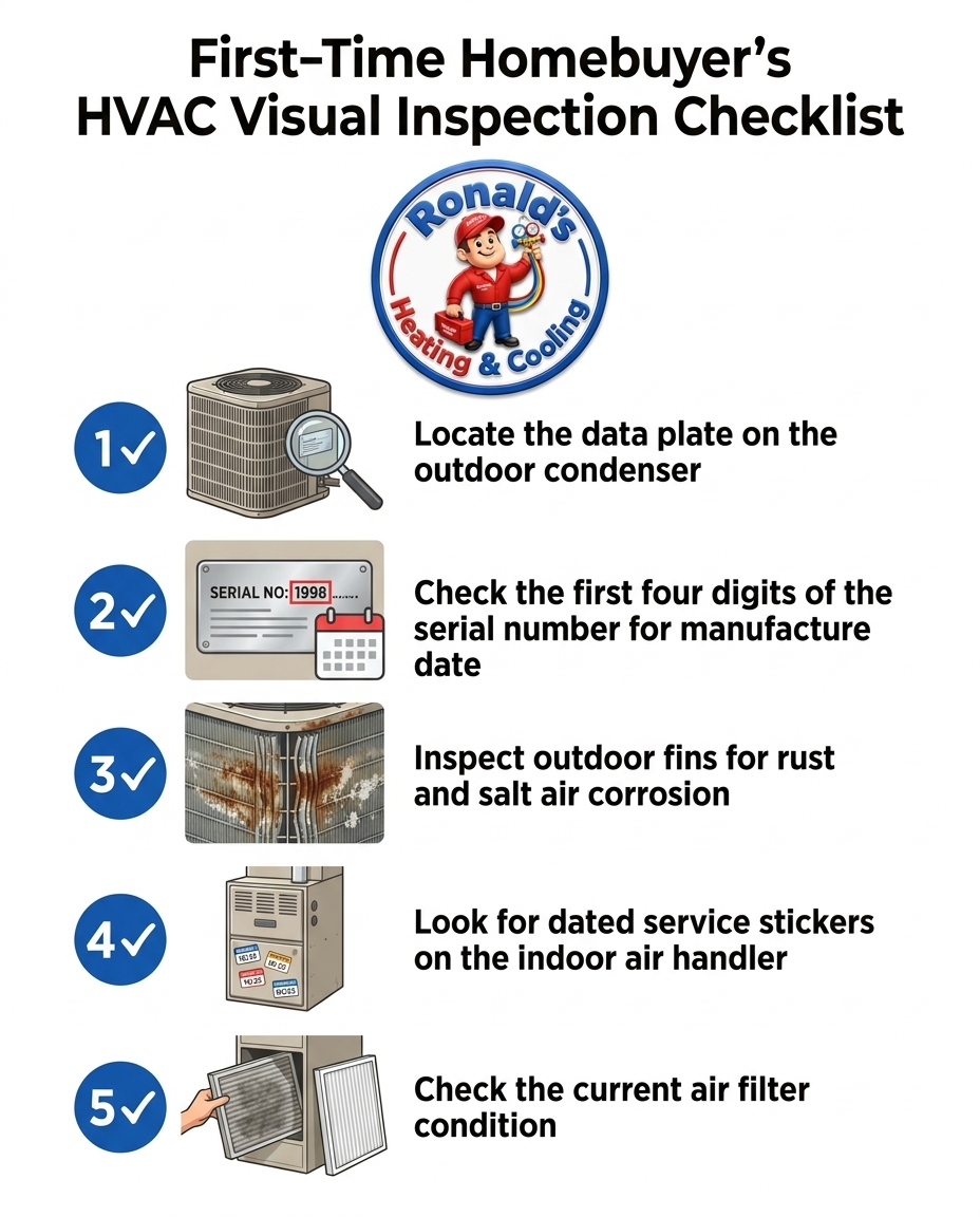 First-Time Homebuyer's HVAC Visual Inspection Checklist