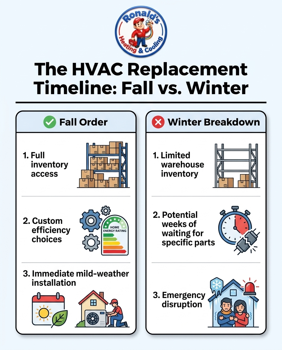 The HVAC Replacement Timeline: Fall vs. Winter
