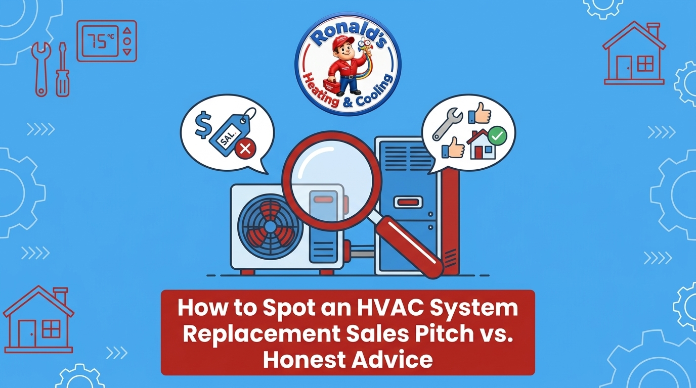 How to Spot an HVAC System Replacement Sales Pitch vs. Honest Advice