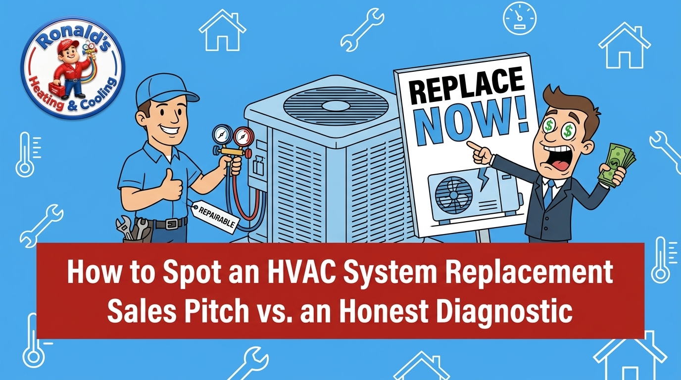 How to Spot an HVAC System Replacement Sales Pitch vs. an Honest Diagnostic