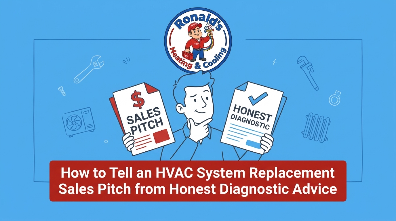 How to Tell an HVAC System Replacement Sales Pitch from Honest Diagnostic Advice