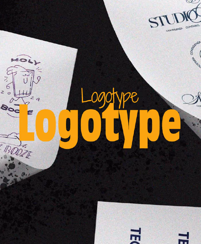 Logo design personalizzato realizzato da Interno Undici per aziende moderne