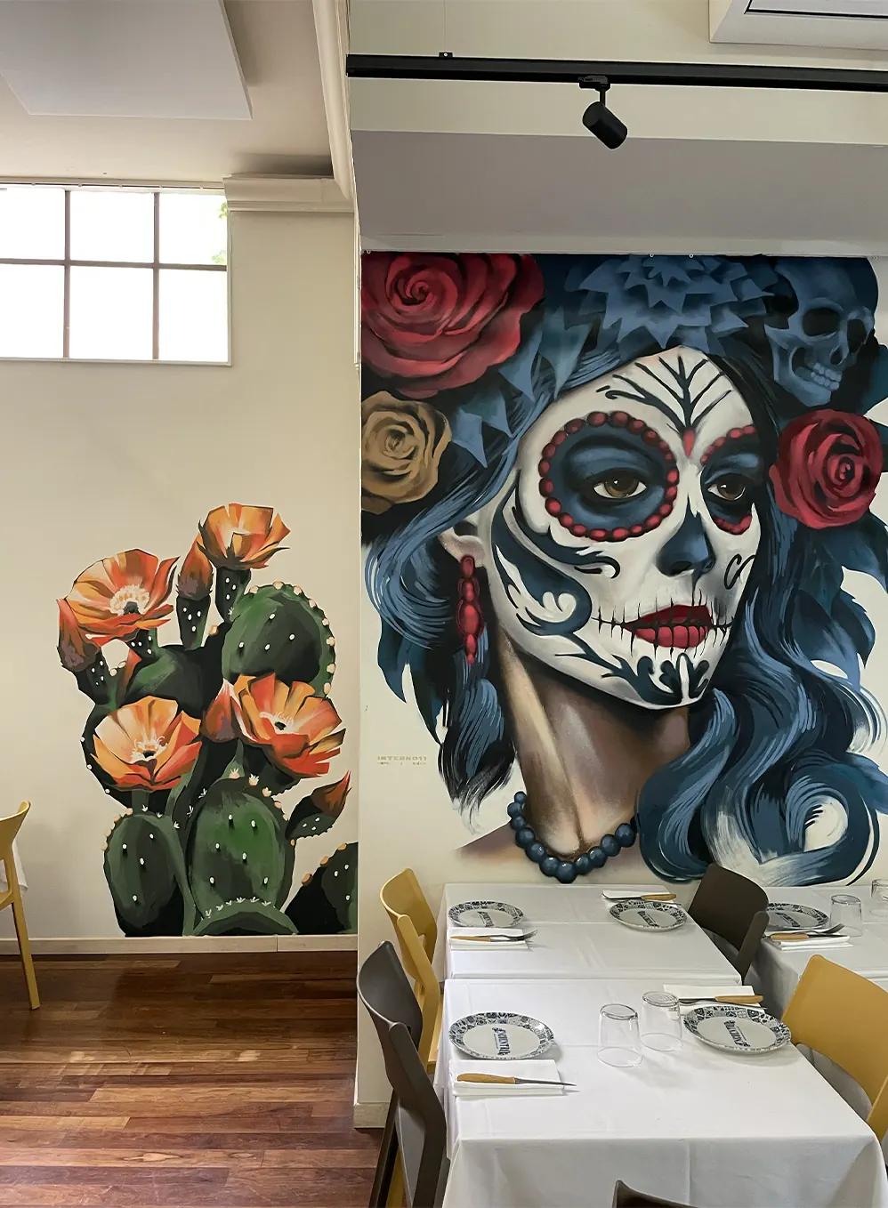 Murales Santa Muerte per Encuentro, Modena