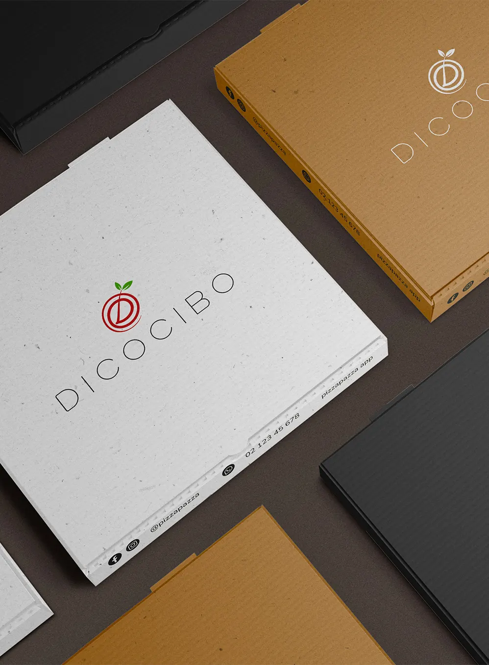 Dicocibo: Branding per una pizzeria