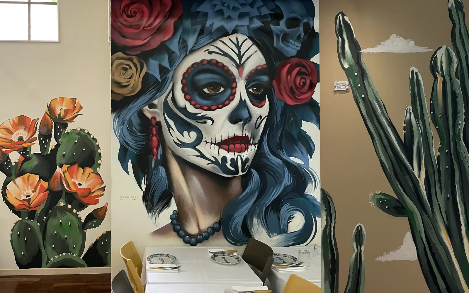 Murales Santa Muerte per Encuentro, Modena – foto 1