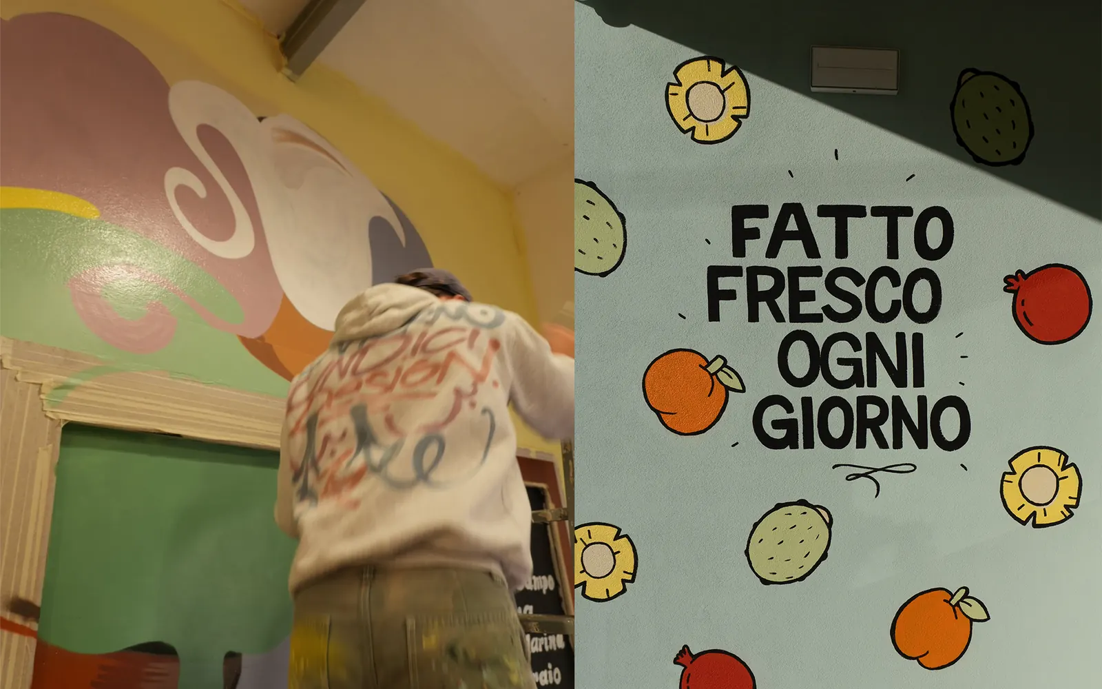 Murales gelaterie Zero Gradi, Isola d'Elba – foto 2