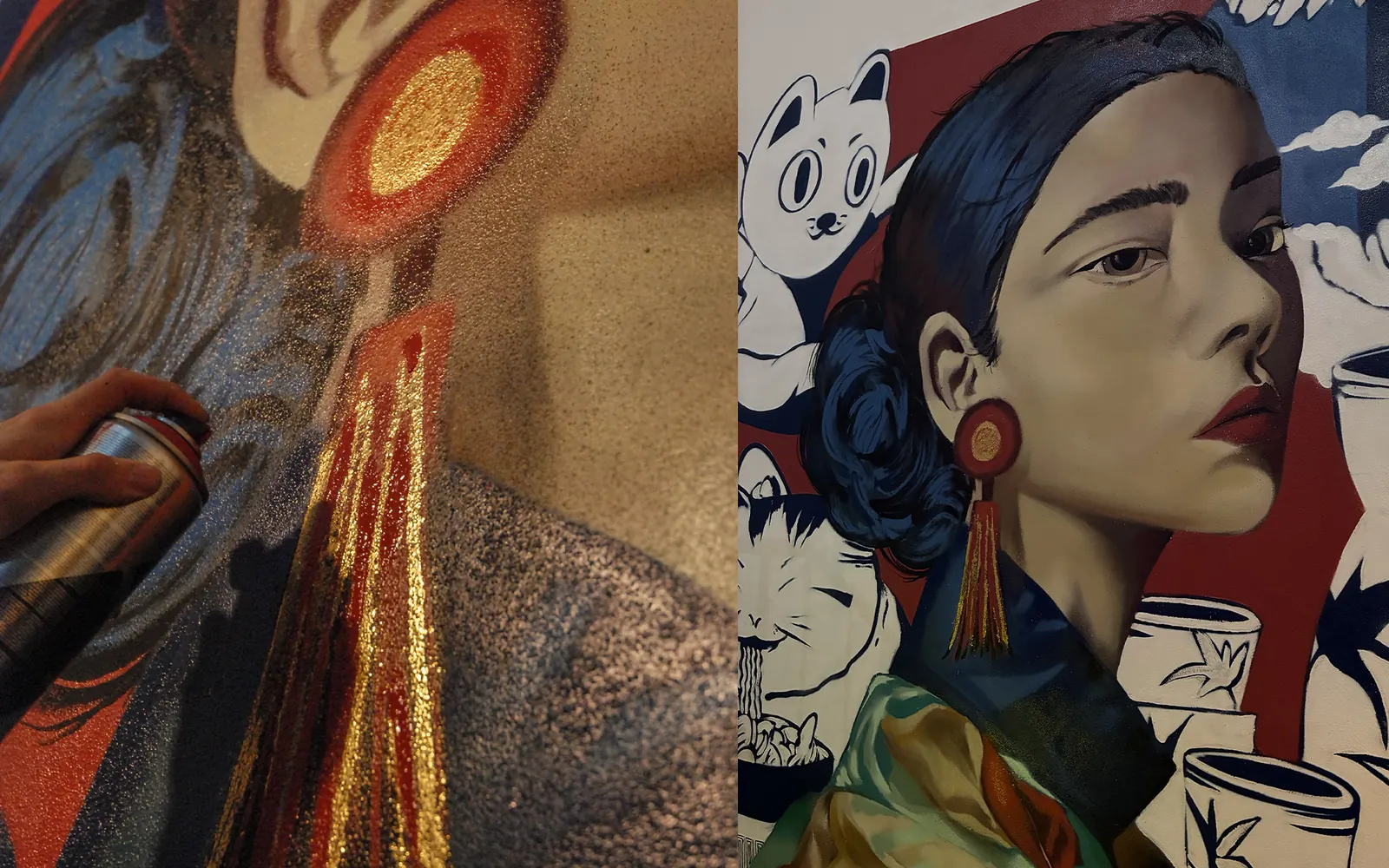 Murales giapponese di 5 metri, La Spezia – foto 1