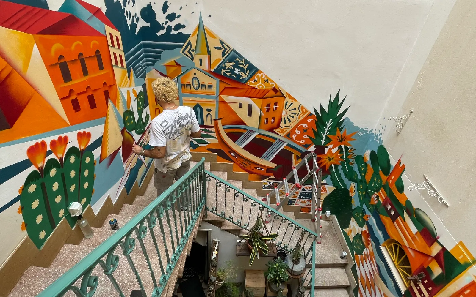 Murales Corte dei Mangioni, Marsala