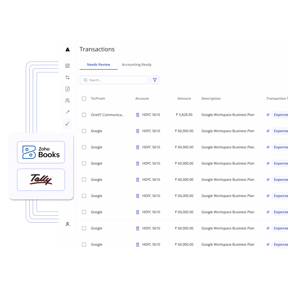 Connect to Your Accounting Tool