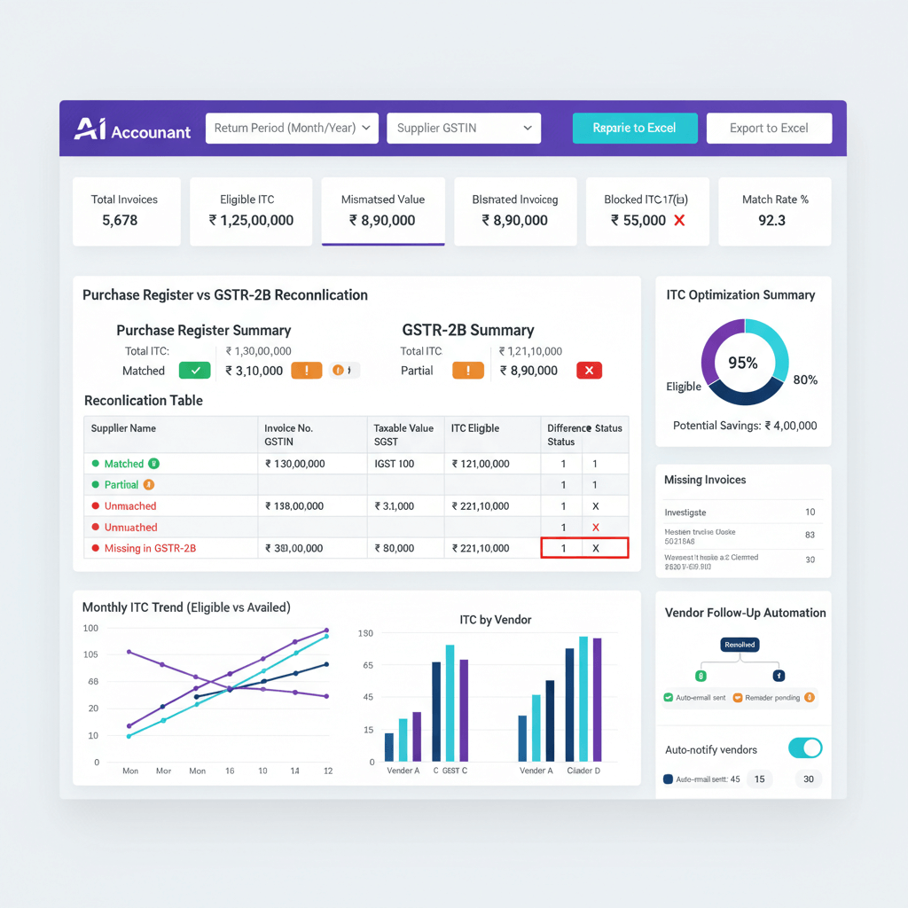 AI Accountant Dashboard