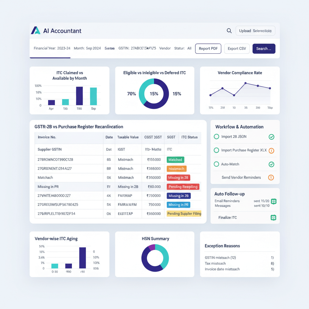 AI Accountant Dashboard