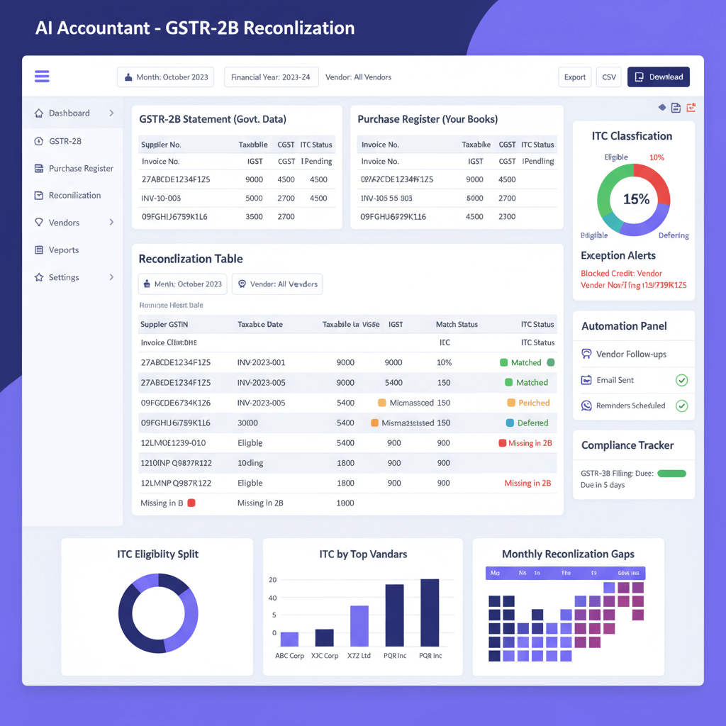 AI Accountant Dashboard