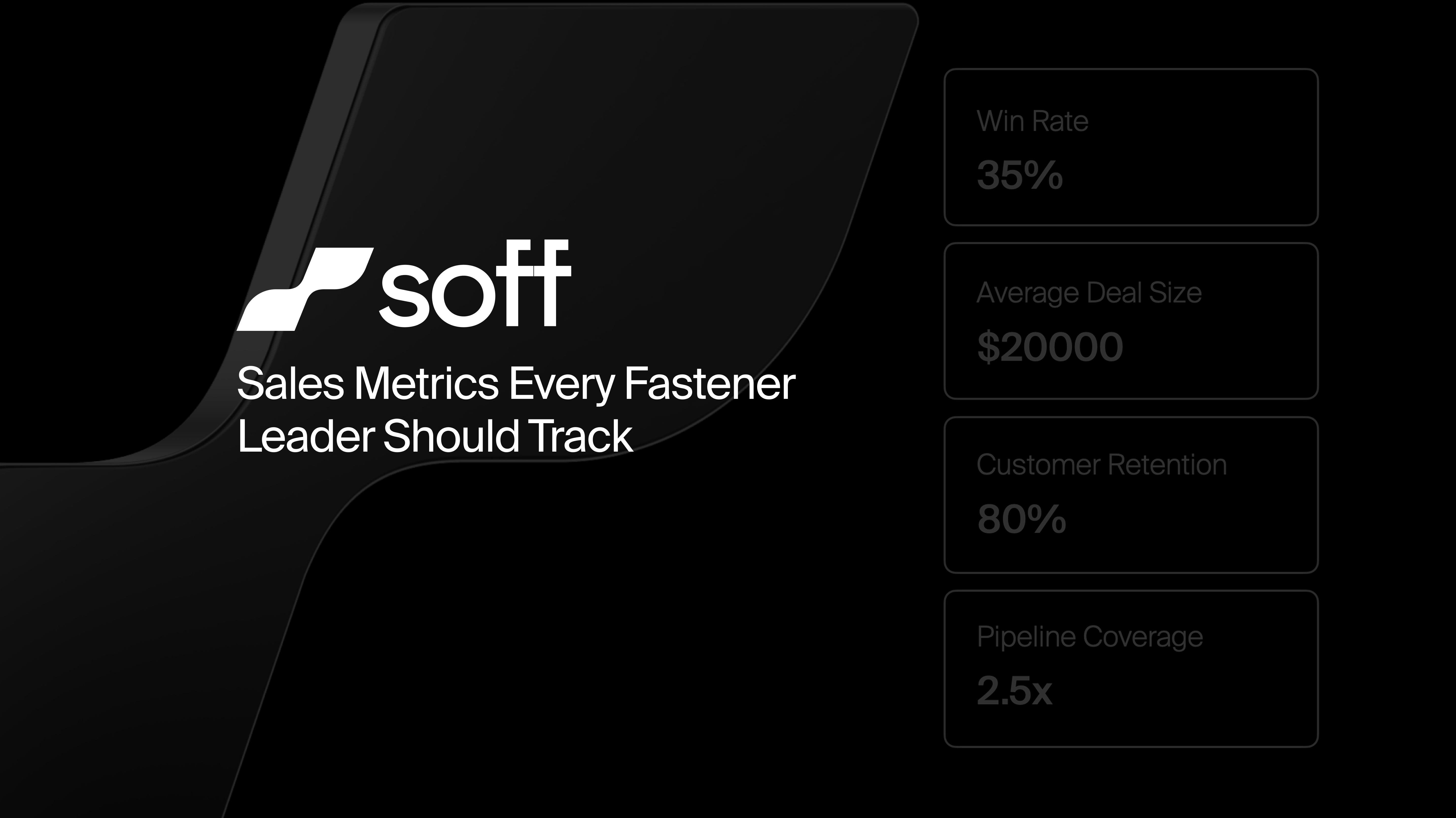 Sales Metrics Every Fastener Sales Leader Should Track
